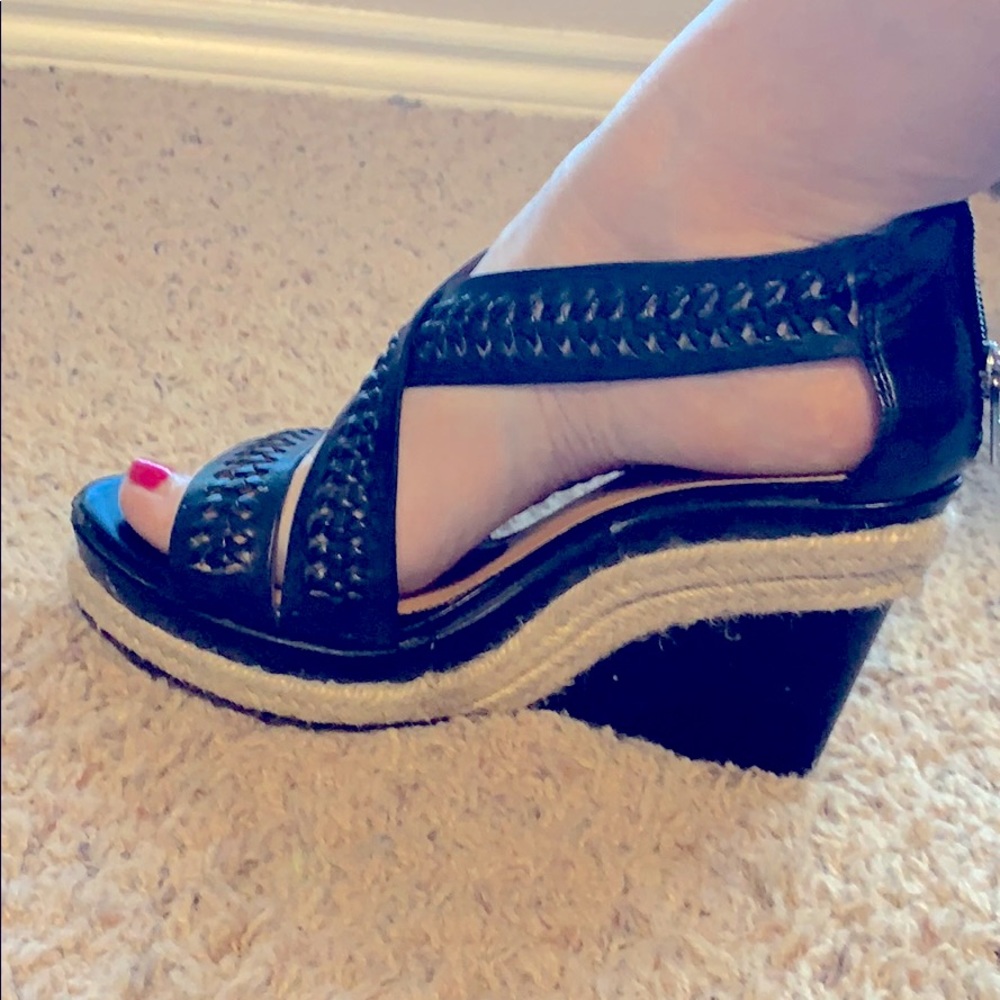 Black Antonio Melani Sandals